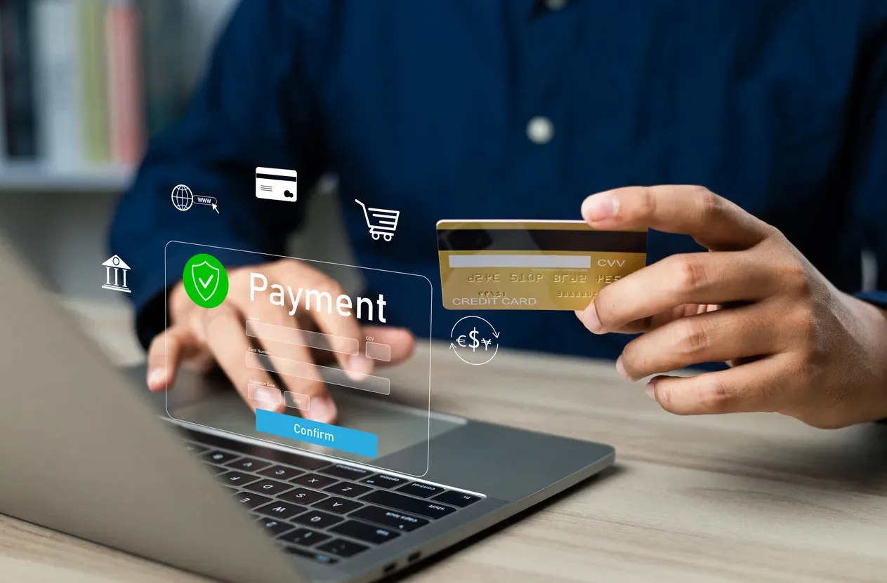 Payment interface concept used to illustrate the Chatki cashier